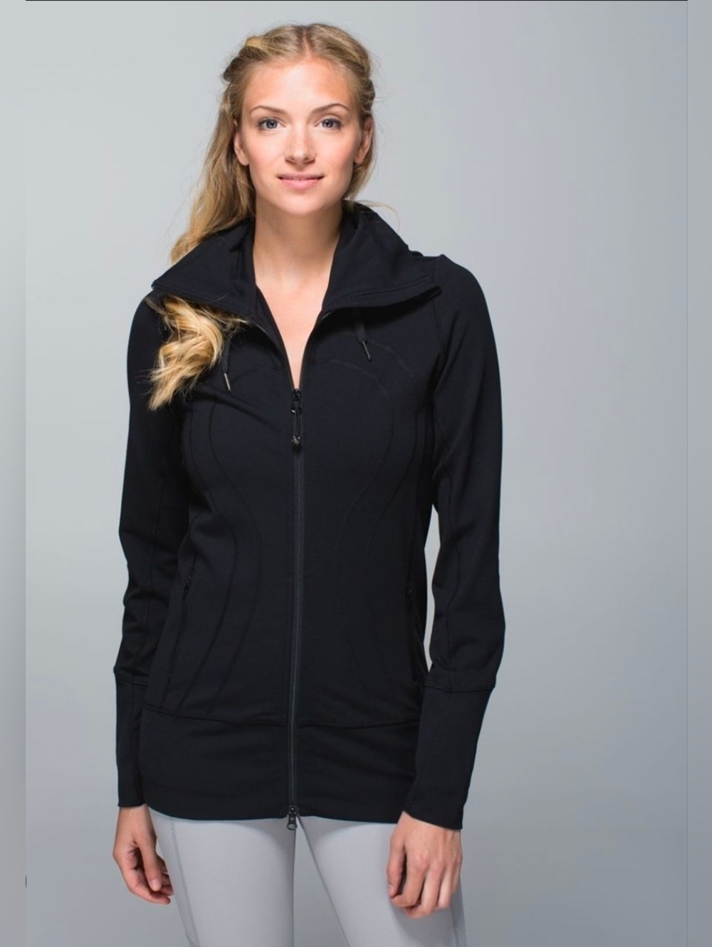 Lululemon In Stride Jacket In Black Sz 12